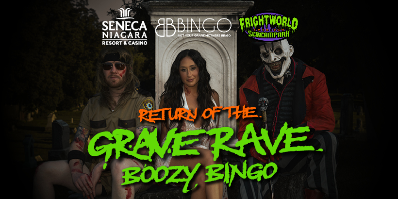 Return of the Grave Rave Boozy Bingo at Seneca Niagara